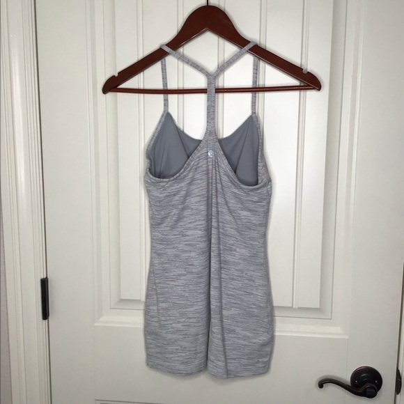 Lululemon Power Pose Tank in Wee Are From Space Nimbus Battleship Size 6. - Picture 7 of 8